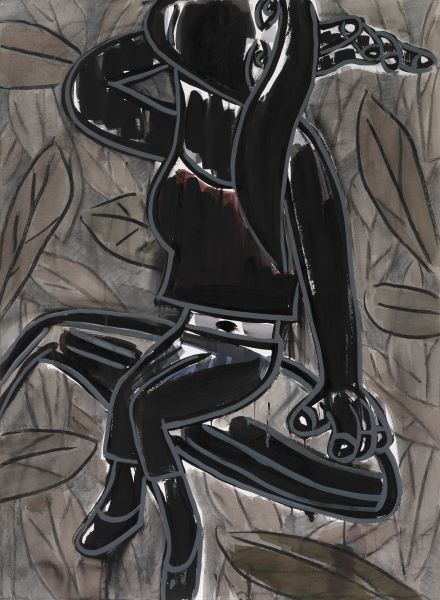 The Lily's Girl, 2006, Acryli...on Paper, 108x78cm